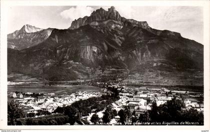 CPSM Sallanches Vue generale et les aiguilles de Warens