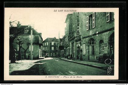 CPA Salviac, Place de la Halle