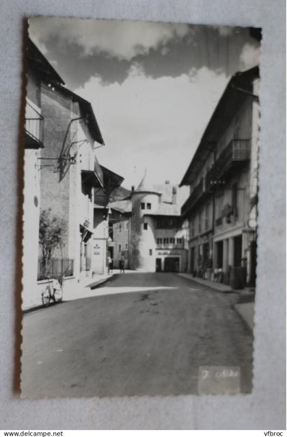 Cpsm 1952, Samoëns, vue de la rue principale, Haute Savoie 74