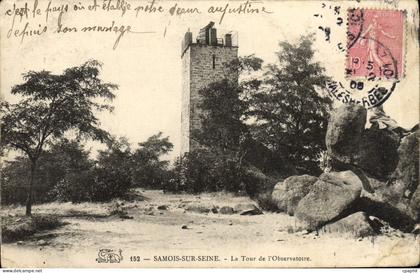 CPA Samois Sur Seine La Tour de L'Observatoire