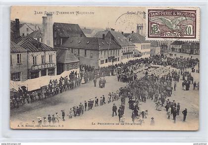 SAINT PIERRE & MIQUELON - La Procession de la Fête-Dieu - Ed. A.M. Bréhier 3