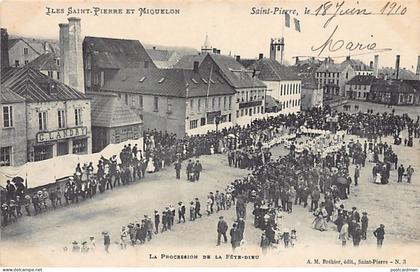 Saint-Pierre & Miquelon - La procession de la Fête-Dieu - Ed. A. M. Brehier 3