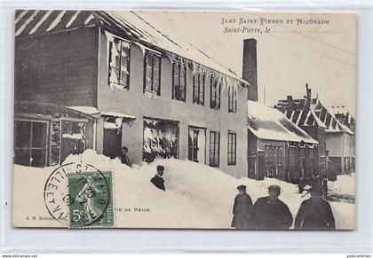 SAINT PIERRE & MIQUELON - Tempête de Neige - Ed. A.M. Bréhier