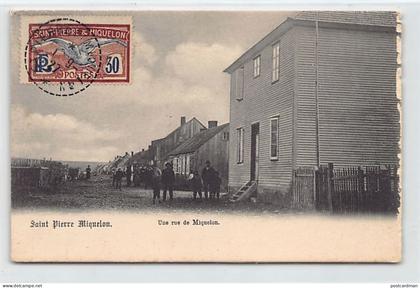 Saint-Pierre & Miquelon - Une rue à Miquelon - BORD ABIMÉ Voir les scans pour l'état - Ed. Raphael Tuck & Fils