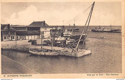 Saint-Pierre & Miquelon - Vue sur le port - Ed. Léon Briand 10