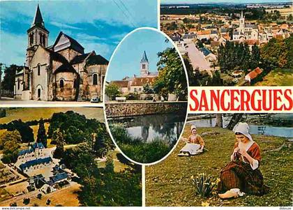 Carte Postale - 18 - Sancergues - Multivues - Folklore - CPM - Voir Scans Recto-Verso - Poscard - Carta Postal -  Postka
