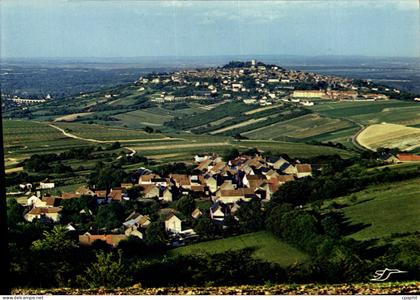 CPSM SANCERRE la butte de la ville