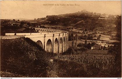 CPA SANCERRE - SANCERRE et le Viaduc de St-SATUR (634811)