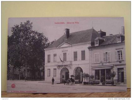 SANCOINS (CHER) HOTEL DE VILLE.
