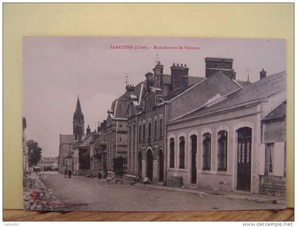 SANCOINS (CHER) LES USINES. LES VOITURES. MANUFACTURE DE VOITURES