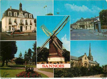 95 - Sannois - Multivues - Moulin - CPM - Voir Scans Recto-Verso