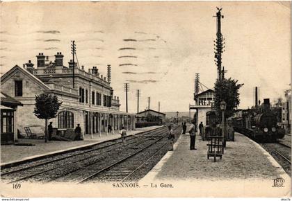 CPA SANNOIS - La Gare (381013)