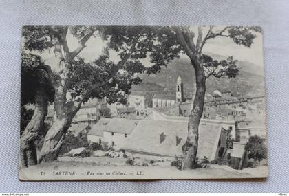 Cpa 1914, Sartène, vue sous les chênes, Corse 20