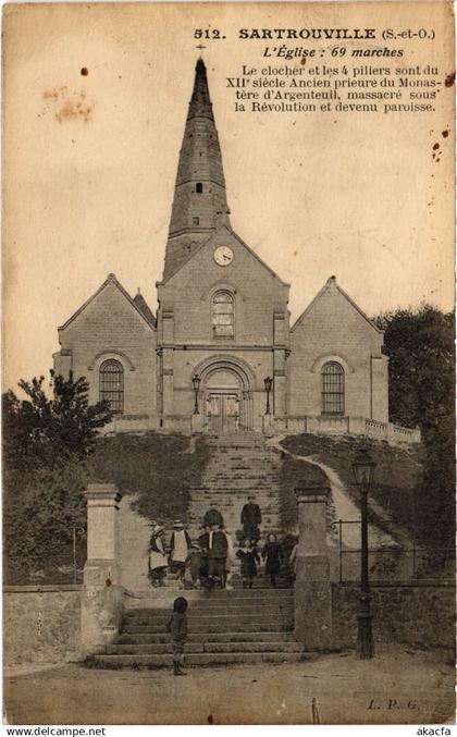 CPA Sartrouville Eglise (1449842)