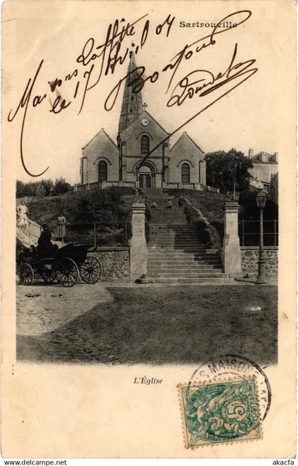 CPA Sartrouville Eglise (1449859)