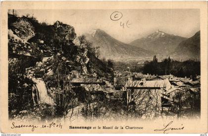 CPA SASSENAGE - SASSENAGE et le Massif de la CHARTREUSE (489652)