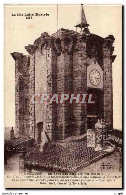 Saugues - La Tour des Anglais alt 960 - CPA