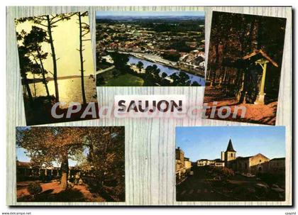 CPSM Saujon La Cote Le Port De Riberoux