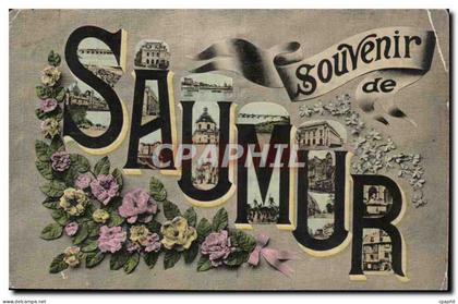 Saumur - Souvenir de Saumur - CPA