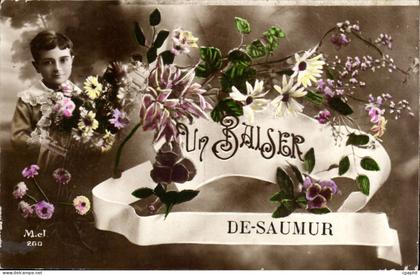 Saumur - Un Baiser de Saumur - CPA