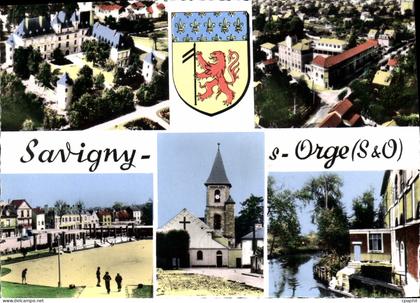 CPSM Savigny sur Orge château église