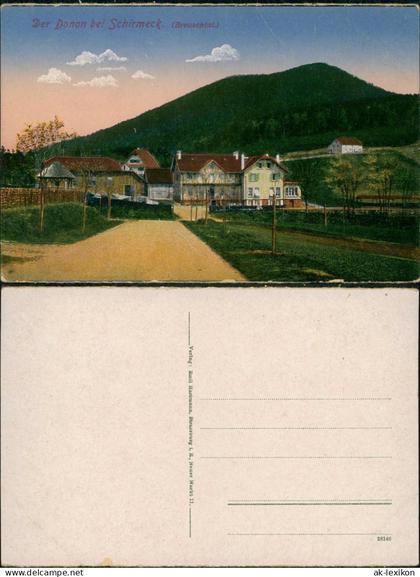 CPA Schirmeck Der Donon bei Schirmeck (Breuschtal) 1910
