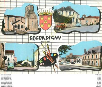 79.  SECONDIGNY . CP multivues .