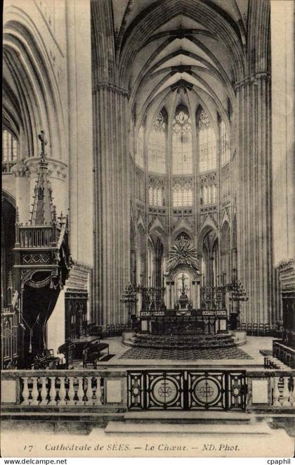 CPA CAthedrale de Sees Le choeur