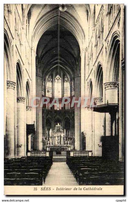 CPA Sees Interieur de la Cathedrale