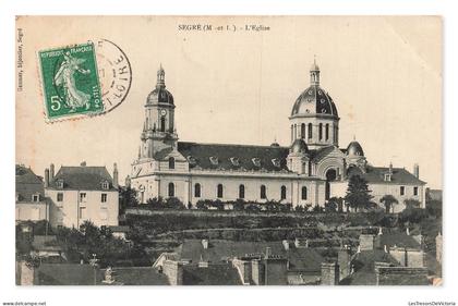 Segré – L’Eglise, CPA, France