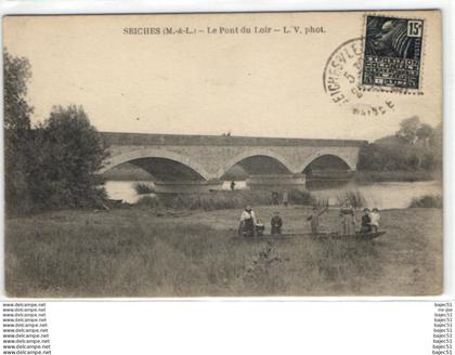 1 cpa Seiches sur le loir