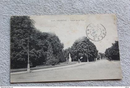 Cpa 1931, Selestat, entrée de la ville, bas Rhin 67