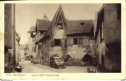 CPA Selestat Quai Des Tanneurs
