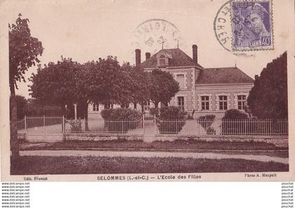 A18-41) SELOMMES - L ' ECOLE DES FILLES - EN  1940