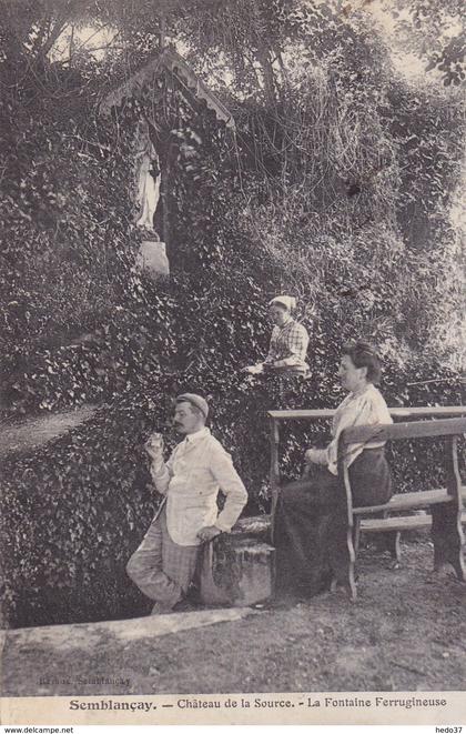 Semblançay - Château de la Source - La Fontaine Ferrugineuse
