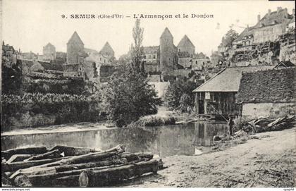 CPA SEMUR Armançon Donjon