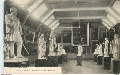 CPA Semur Le Musee Salle de Peinture