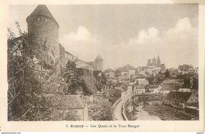 CPA Semur Les Quais et la Tour Margot