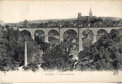 CPA Semur Vue generale