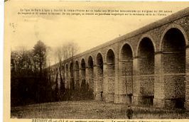 91 - BRUNOY - le grand viaduc d'EPINAY sous SENART - pont