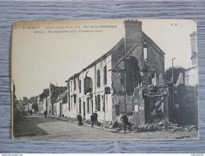 Cpa Senlis (60) rue de la république