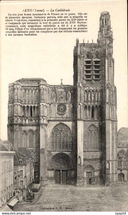 Yonne - Sens - La Cathedrale - CPA
