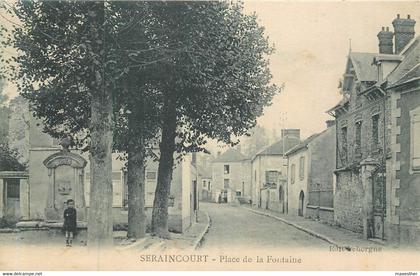 SERAINCOURT place de la Fontaine