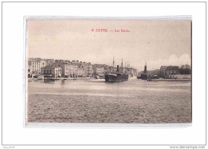 34 SETE CETTE Port, Docks, ed Paris Cette 6, 190?