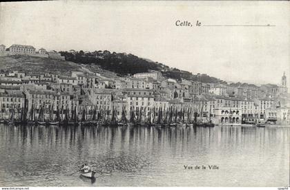 CPA SETE Cette Vue De La Ville