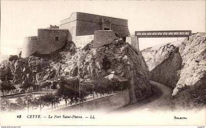 Sete - Cette - Le Fort Saint Pierre - CPA