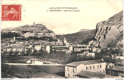 CPA  Carte postale France Sisteron côté sud ouest 1910  VM58916