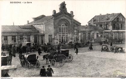 Soissons - La Gare - CPA