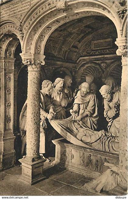 72 - Solesmes - Les Saints de Solesmes - Les personnages du chevet au tombeau de la Vierge - Art Religieux - Carte Neuve