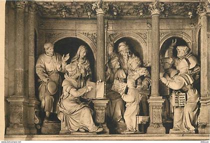 Carte Postale Ancienne - 72 - Solesmes - Les Saints de Solesmes - Le recouvrement de Jésus au Temple - Art Religieux - C